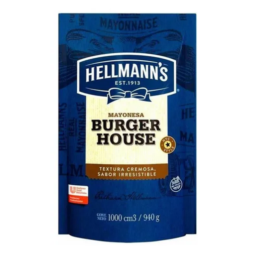 [11376] MAYONESA BURGER HOUSE HELLMANN´S 940GR