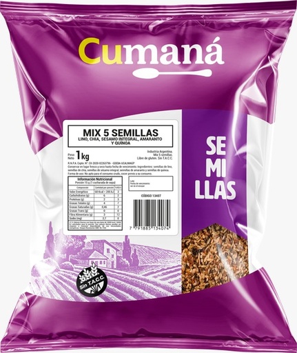 [12037] MIX 5 SEMILLAS 1Kg