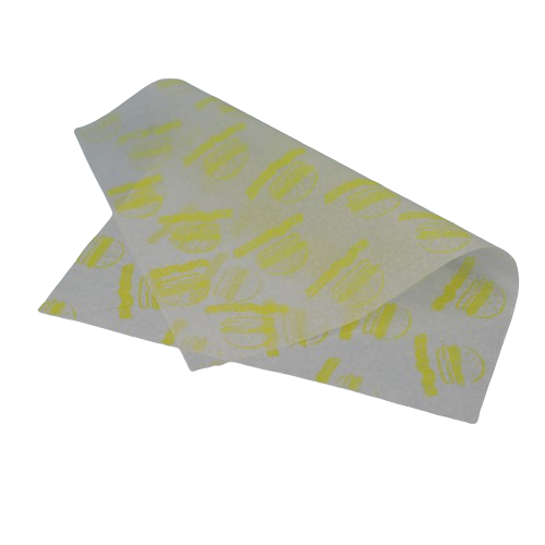 [10906] PAPEL PARAFINADO HAMBURGUESA OCRE