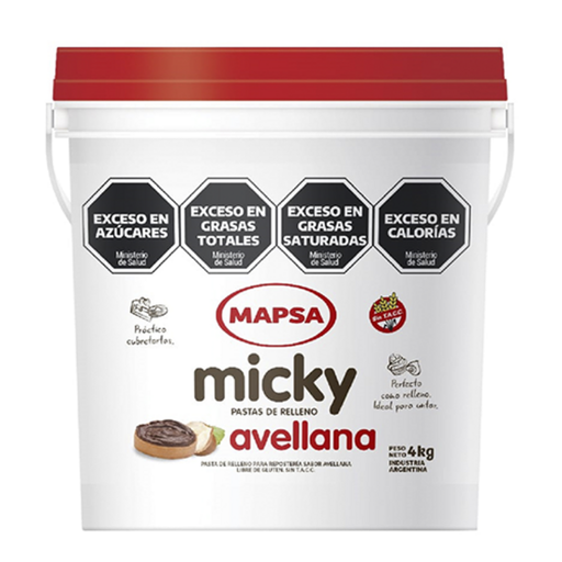 [1275] PASTA UNTABLE AVELLANA (59-26) x 4Kg MICKY