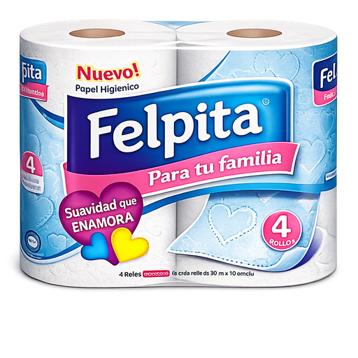 [12257] PH BLANCO SIMPLE HOJA x 30Mts BOLSON (12X4) 48UN FELPITA