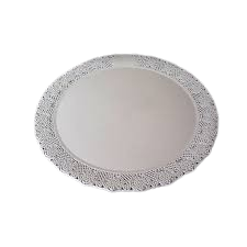[208] PLATO REDONDO CON BLONDA NRO 36