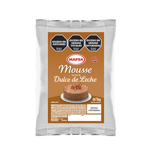 [8001] POLVO P/MOUSSE DULCE DE LECHE (6930) Bolsa x 500 (GR)  MAPSA