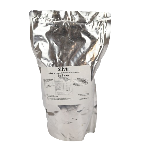 [12265] SALSA BARBACOA POUCH 1KG SILVIA