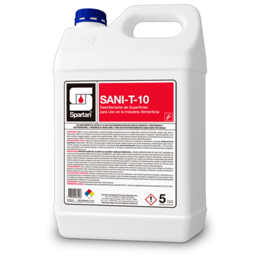 SANI-T 10 (sanitiz. amonio cuat.alimentac) 