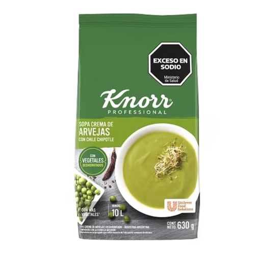 [12466] SOPA CREMA ARVEJA C/CHILE x 64Gr