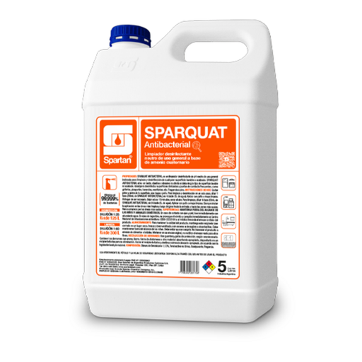 [12111] SPARQUAT ANTIBACTERIAL (limpiador desinfectante amonio cuaternario) 5LT