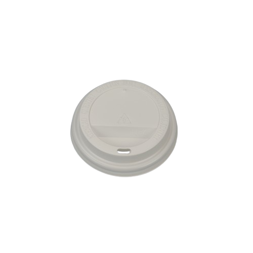 [10575] TAPA PLASTICA DOMO 14oz BLANCA(VASO 480cc)