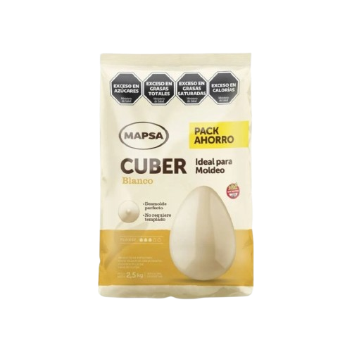 [12840] MAPSACUBER BLANCO (5887) PACK AHORRO (4 bolsas x 2,5 KG) x 10 (KG) MAPSA