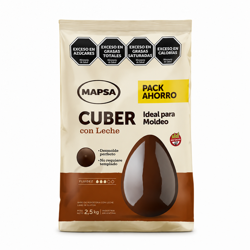 [12839] MAPSACUBER LECHE (5881) PACK AHORRO (4 bolsas x 2,5 KG) x 10 (KG) MAPSA