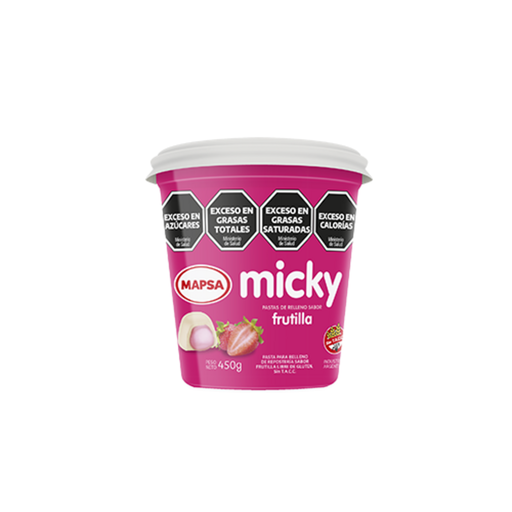 [1238] PASTA UNTABLE FRUTILLA (59-12N) x 450Gr MICKY