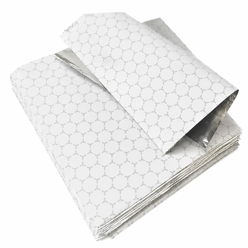 [12905] PAPEL ALUMINIO TÉRMICO P/HAMBURGUESA x 2.5KG. (APROX. 144 LÁMINAS x KILO) 